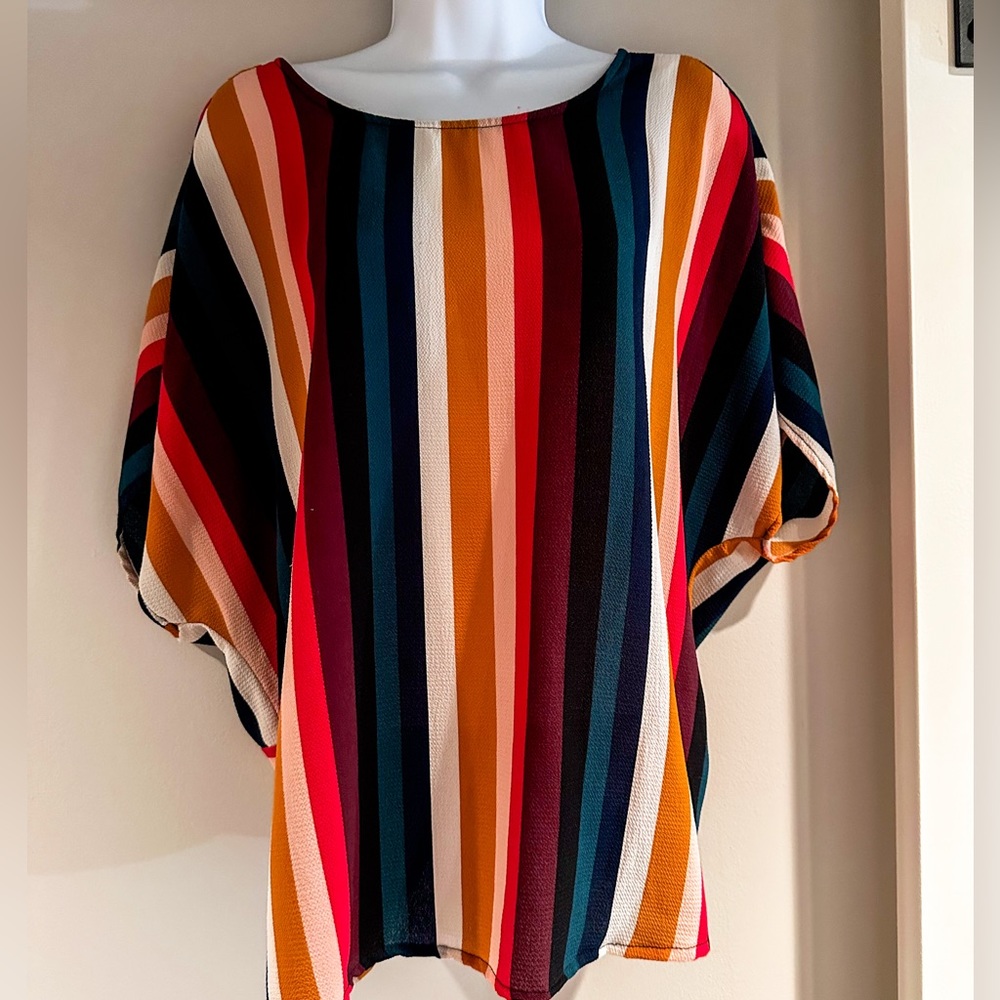 Cross cross back blouse